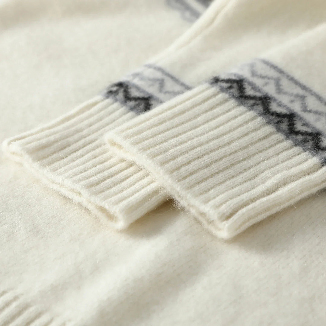 Norvale Alpine Jacquard Cashmere Knit