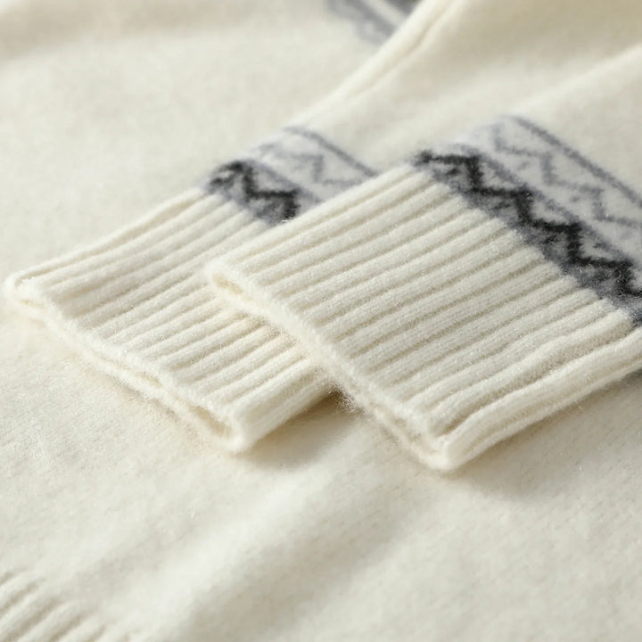 Norvale Alpine Jacquard Cashmere Knit