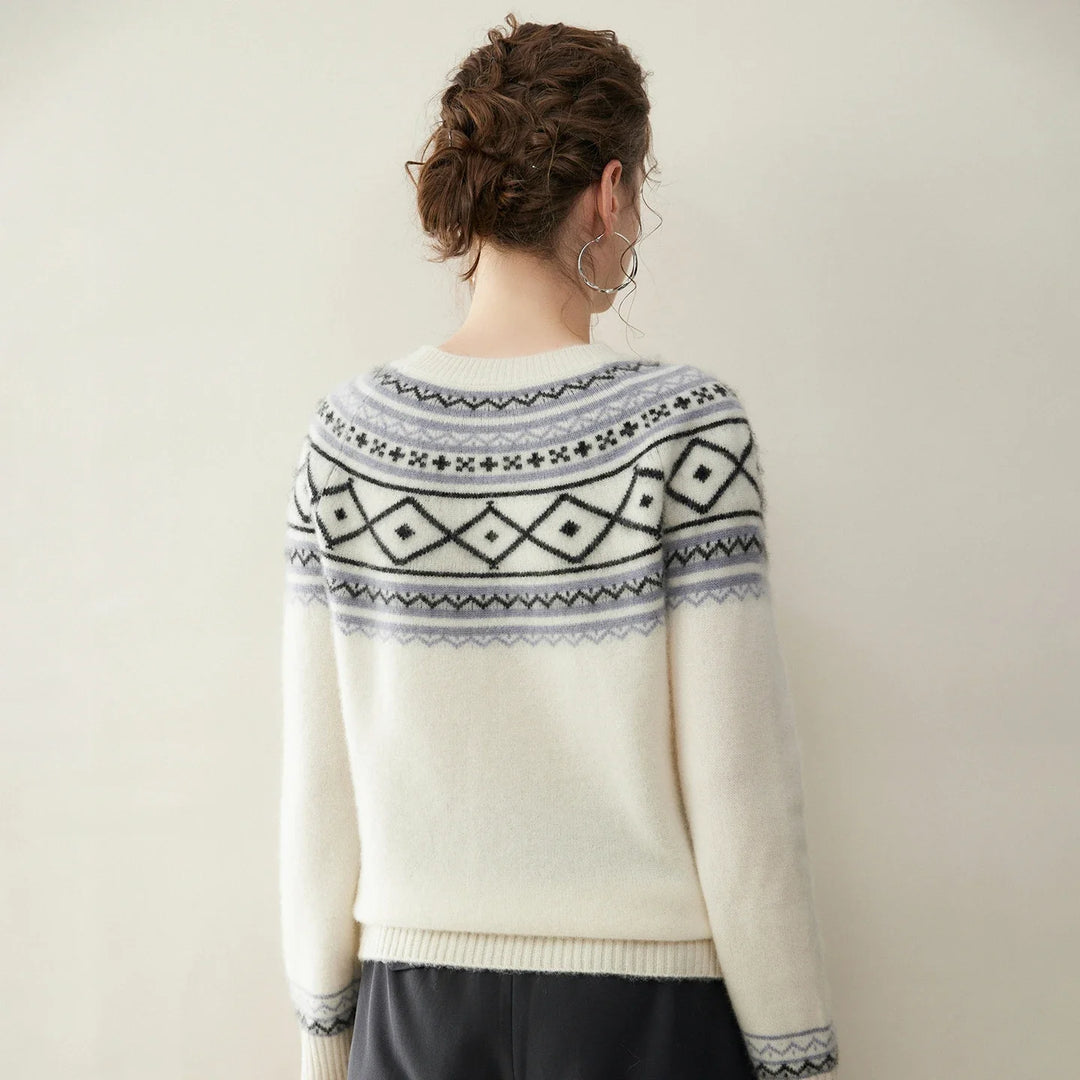 Norvale Alpine Jacquard Cashmere Knit