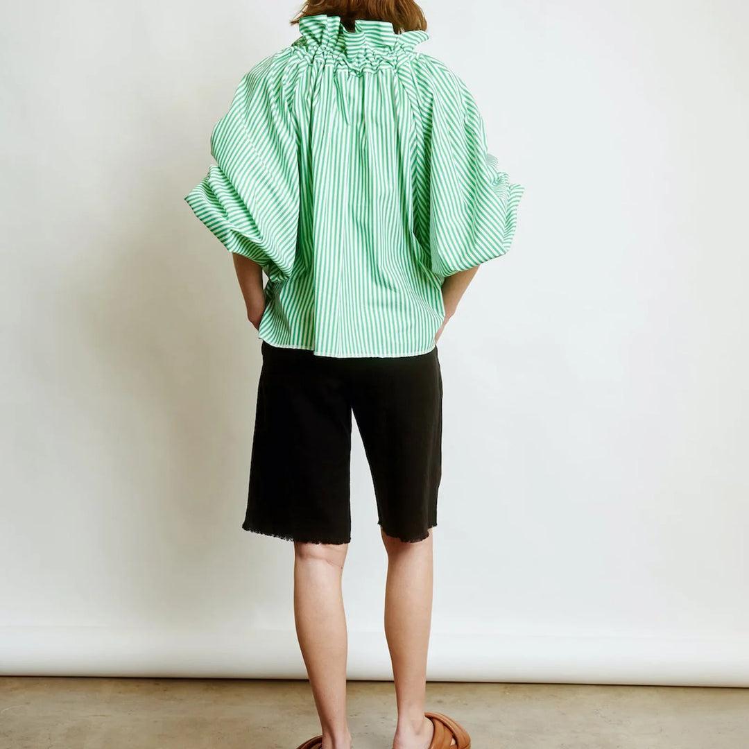 Bellarine Puffed Cotton Blouse