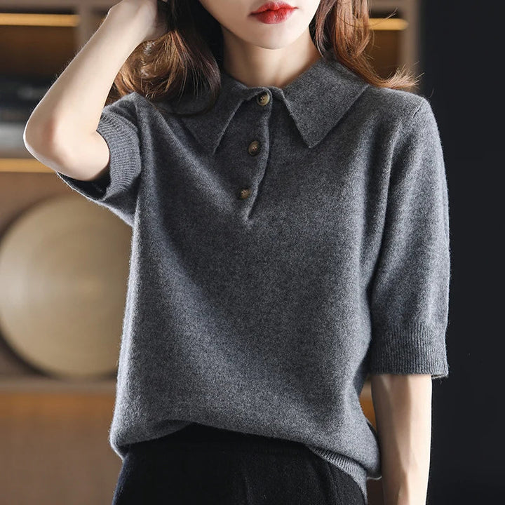 Madison Polo Wool Sweater