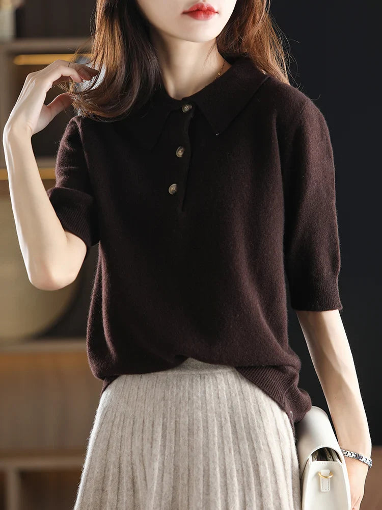 Madison Polo Wool Sweater