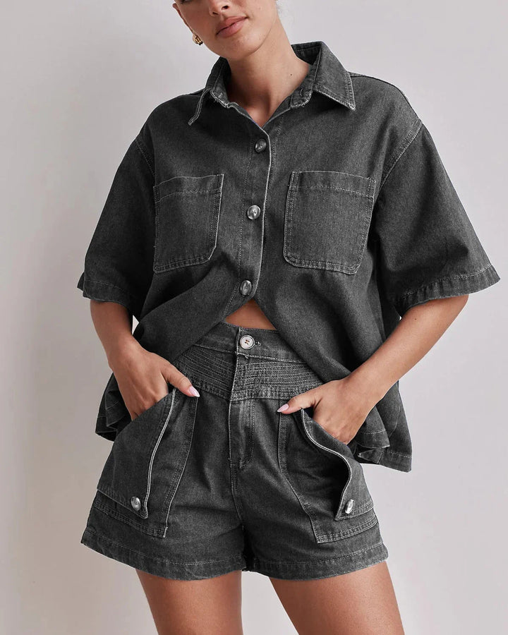 Marais 100% Cotton Denim Set