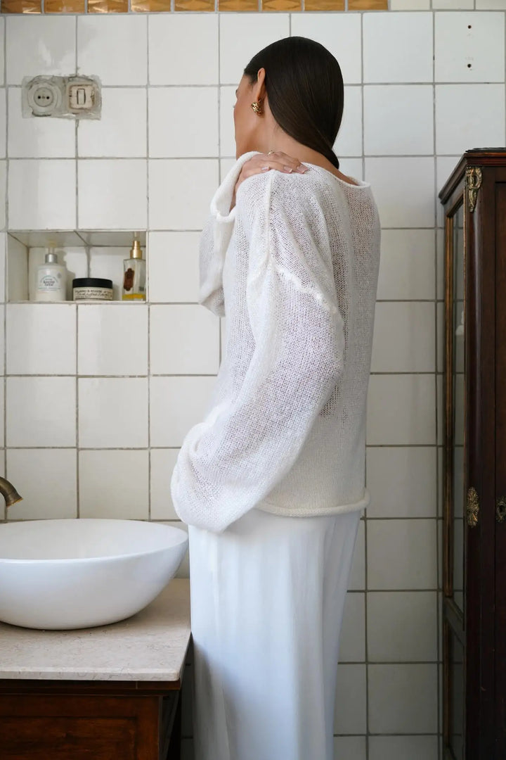 Liora Relaxed Crewneck Sweater