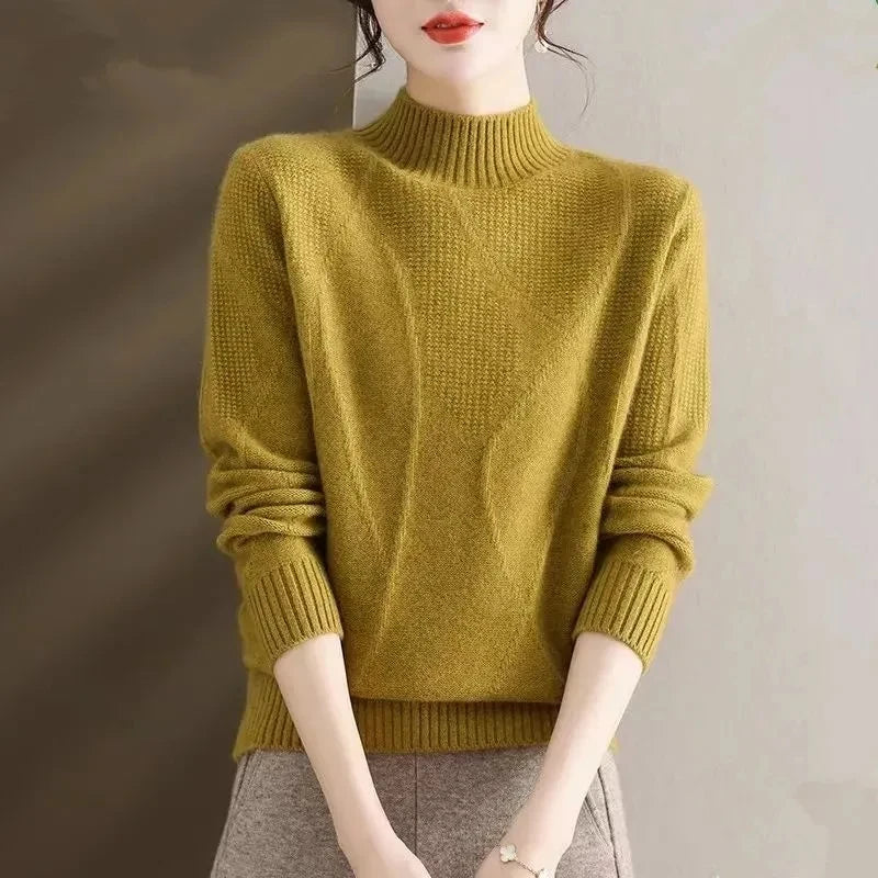Arden Mock Neck Knit Sweater