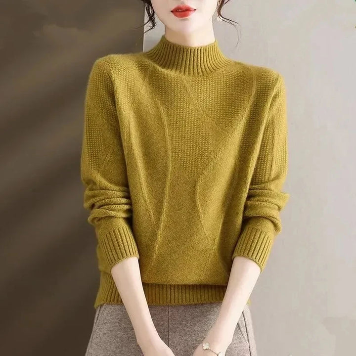 Arden Mock Neck Knit Sweater