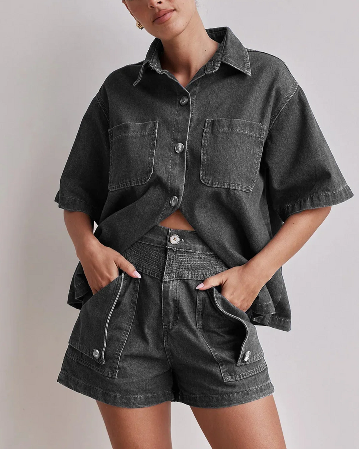 Marais 100% Cotton Denim Set