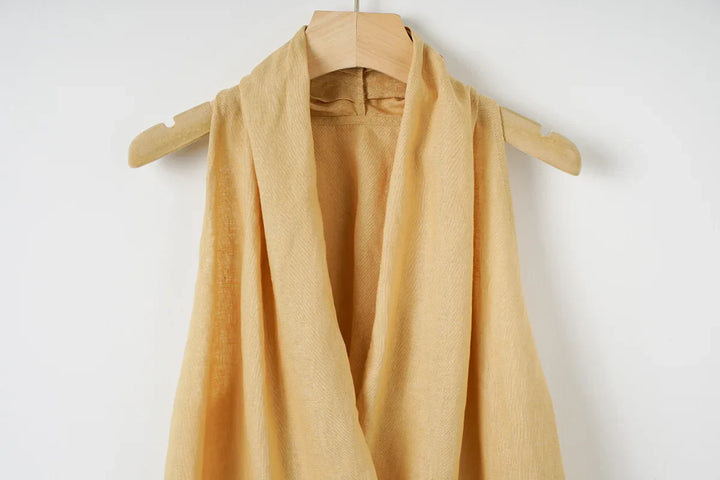 Valienne Drape Linen Vest