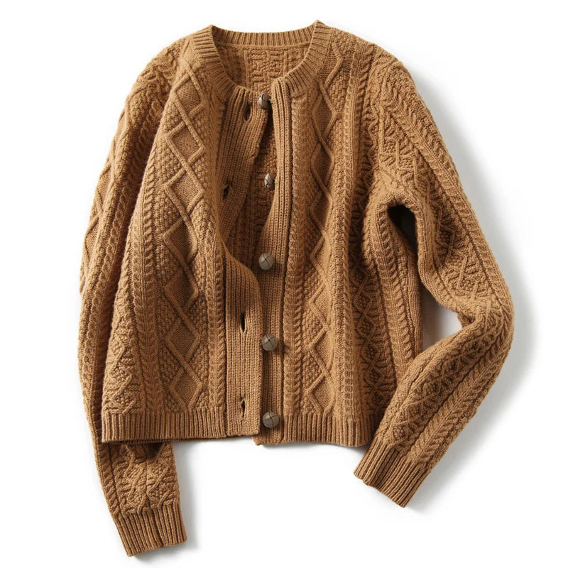 Claire Cable Knit Cardigan