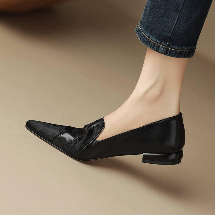 Kiara Genuine Leather Flats