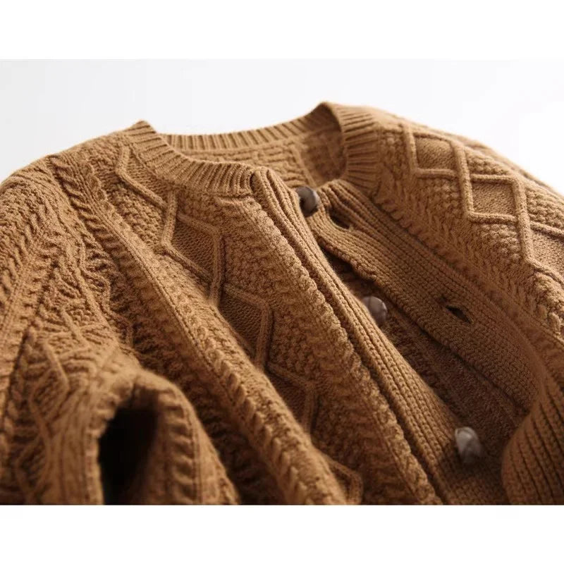 Claire Cable Knit Cardigan