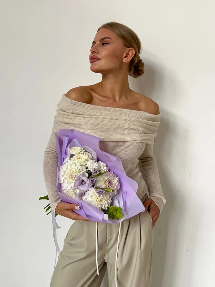 Orvieto Off-Shoulder Knit Top
