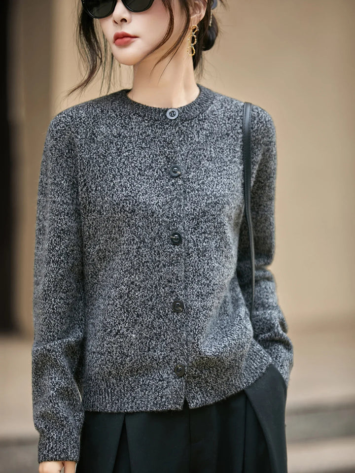 Chunky-Knit Alpaca-Blend cardigan