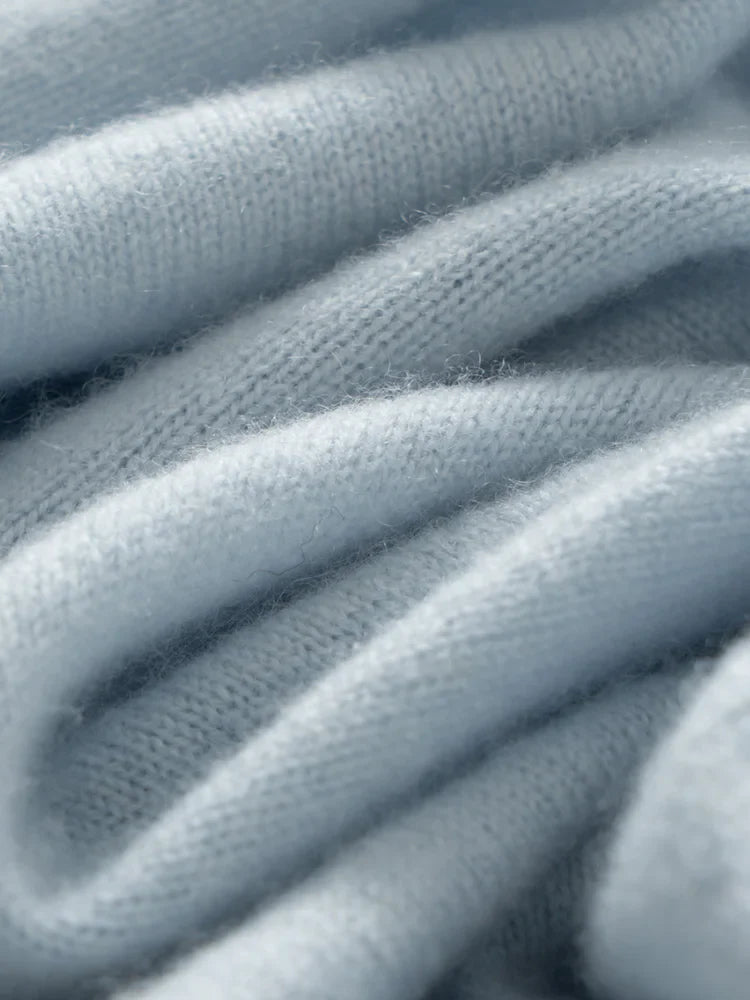 Selene Scarf-Collar Cashmere Pullover