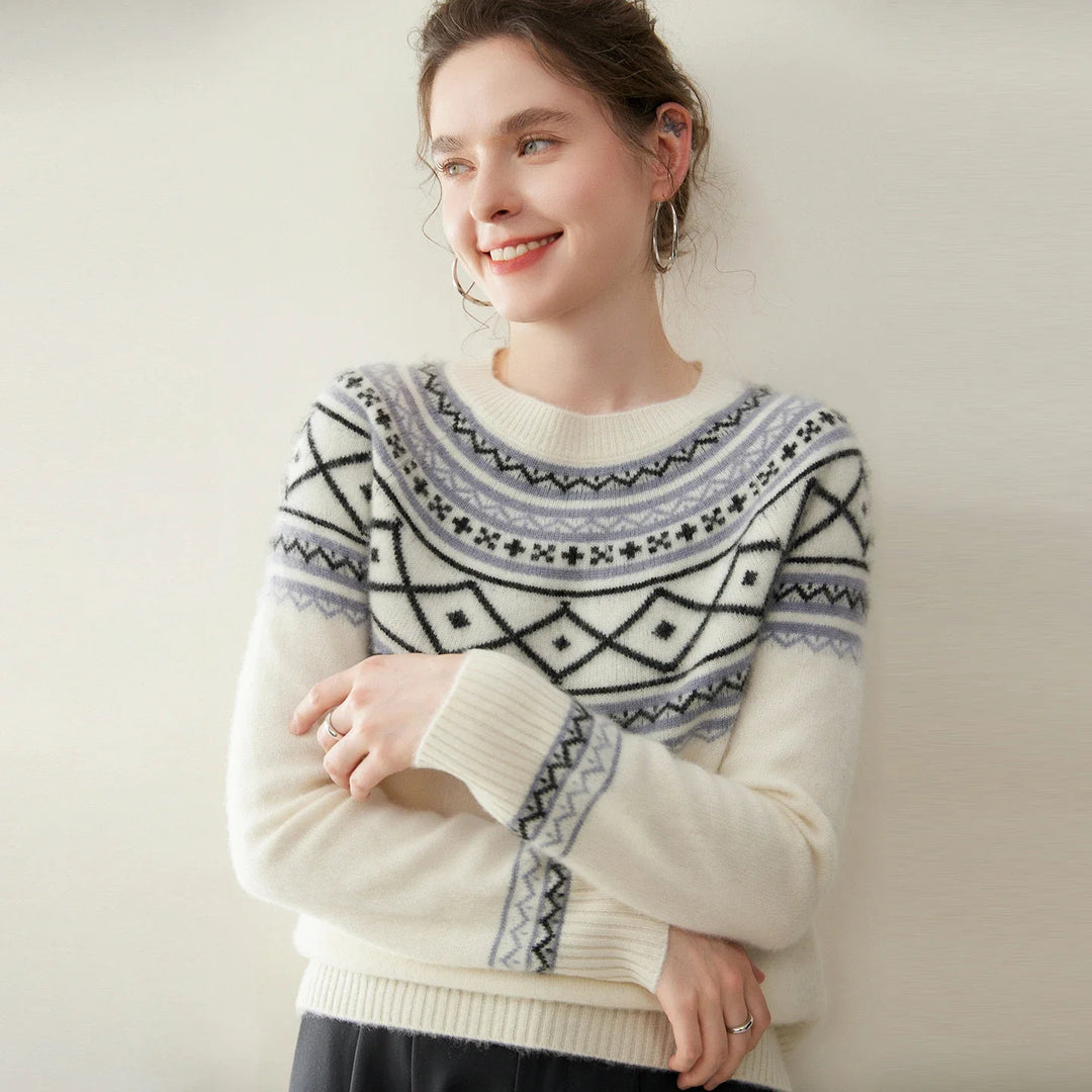 Norvale Alpine Jacquard Cashmere Knit