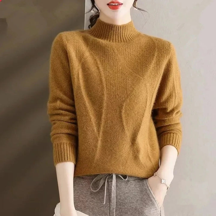 Arden Mock Neck Knit Sweater