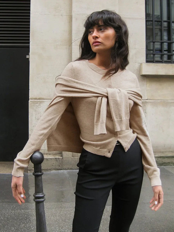 Camille Knit Button Cardigan