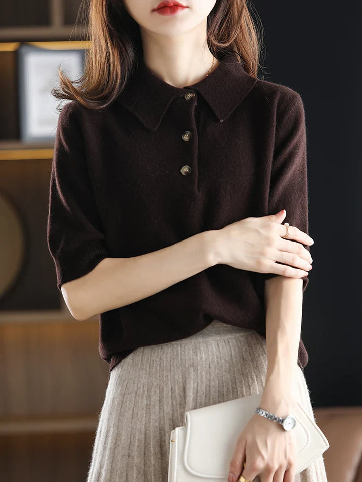 Madison Polo Wool Sweater