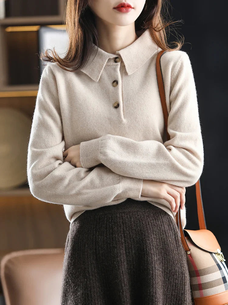 Madison Polo Wool Sweater