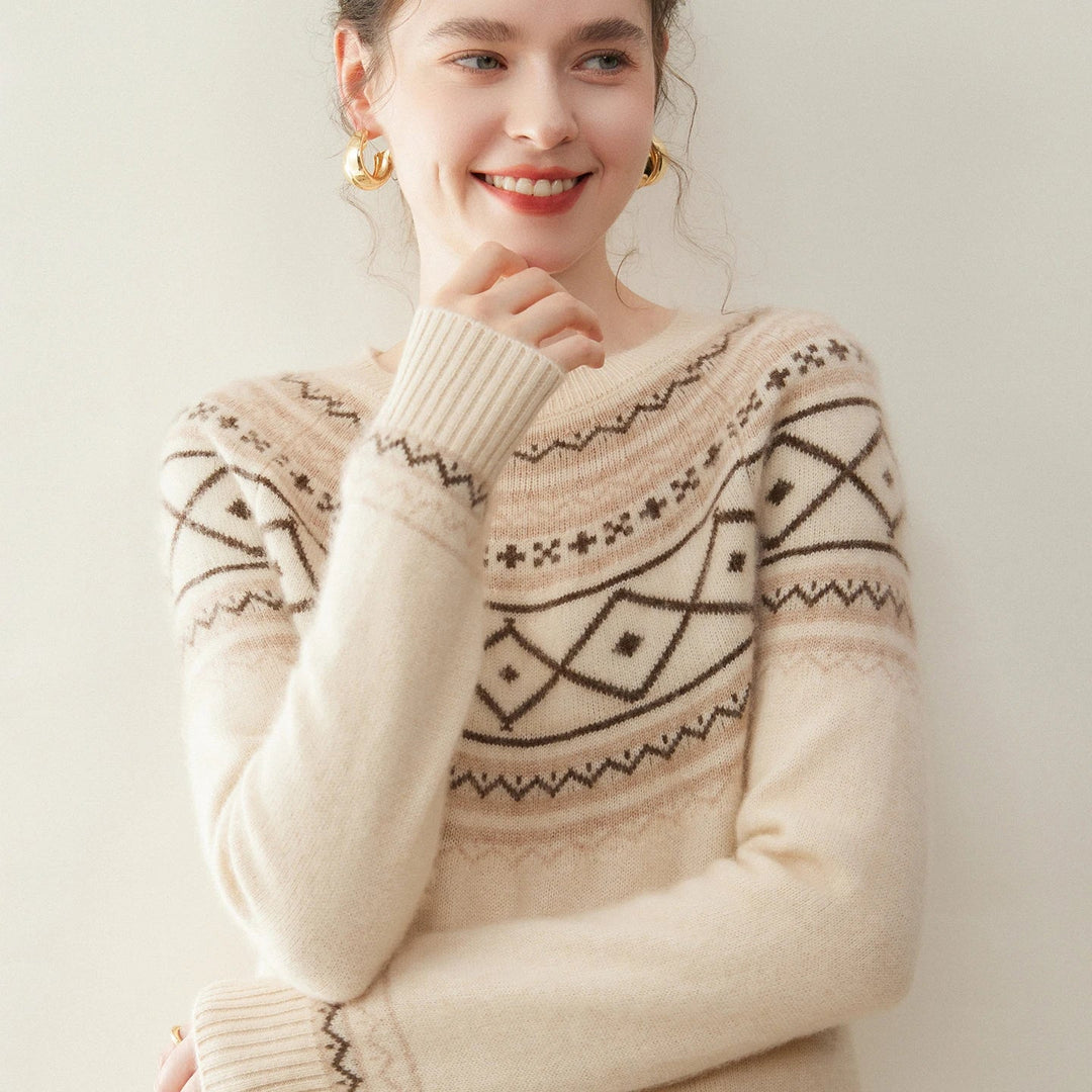 Norvale Alpine Jacquard Cashmere Knit