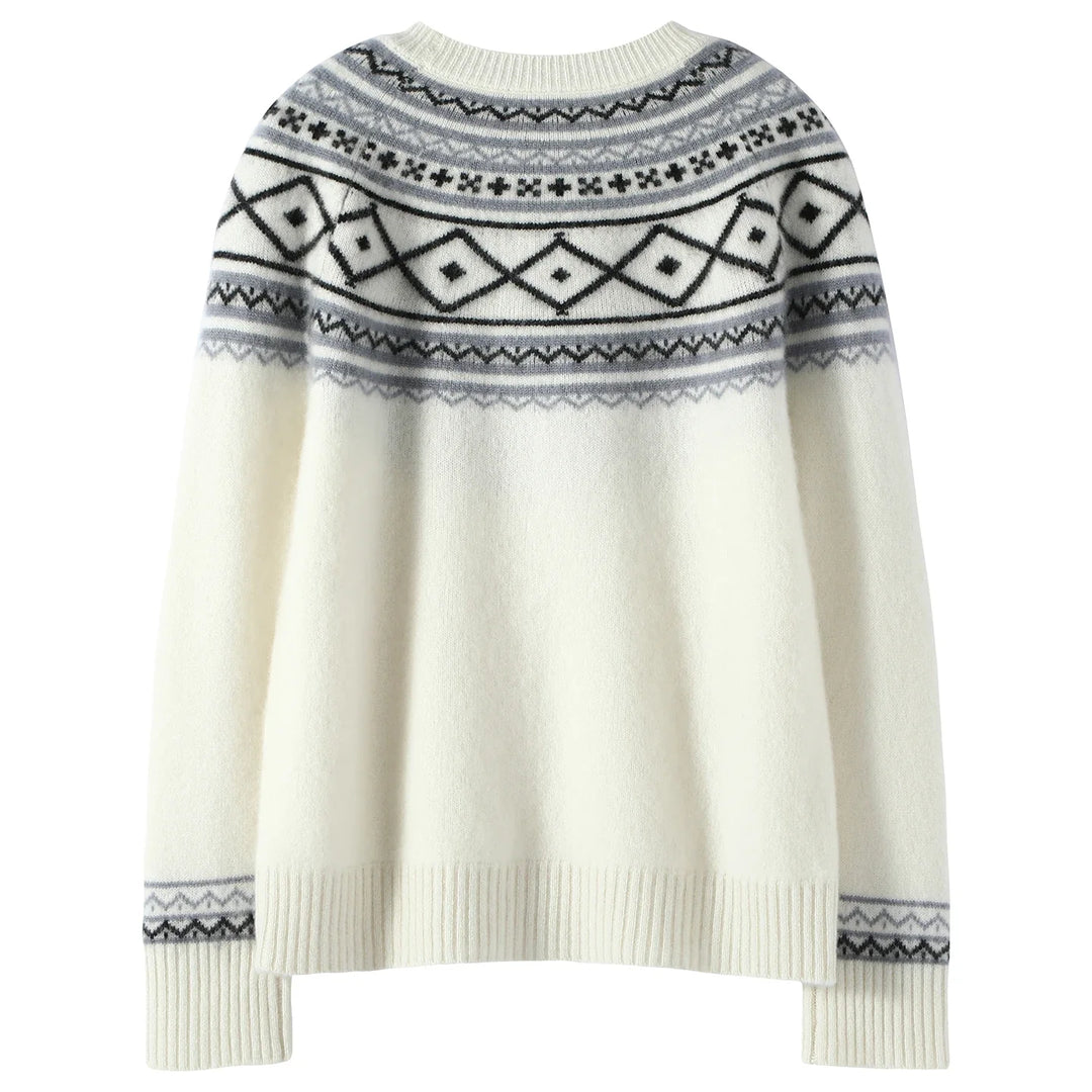 Norvale Alpine Jacquard Cashmere Knit