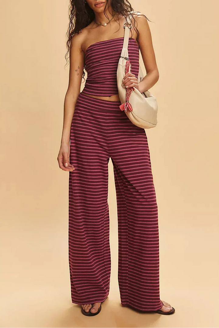 Romena Linen Striped Set