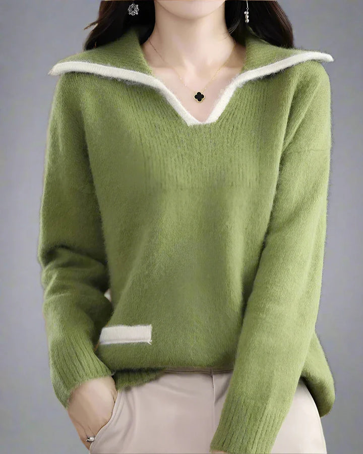 Dresden Mink Wool Sweater