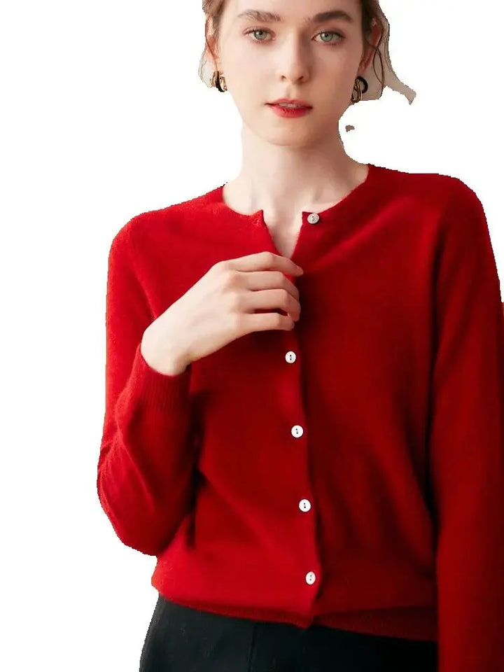 Ashford Cashmere Crew Cardigan