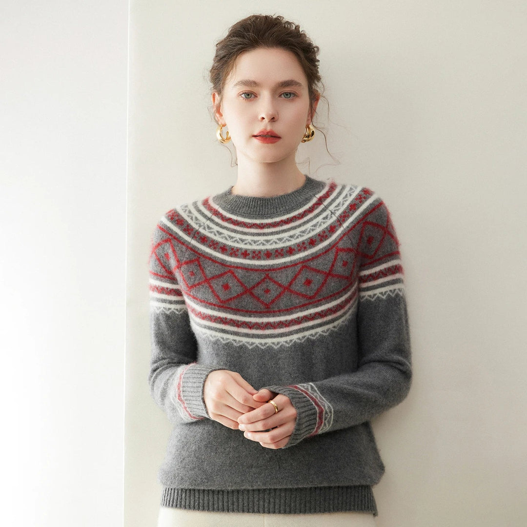 Norvale Alpine Jacquard Cashmere Knit