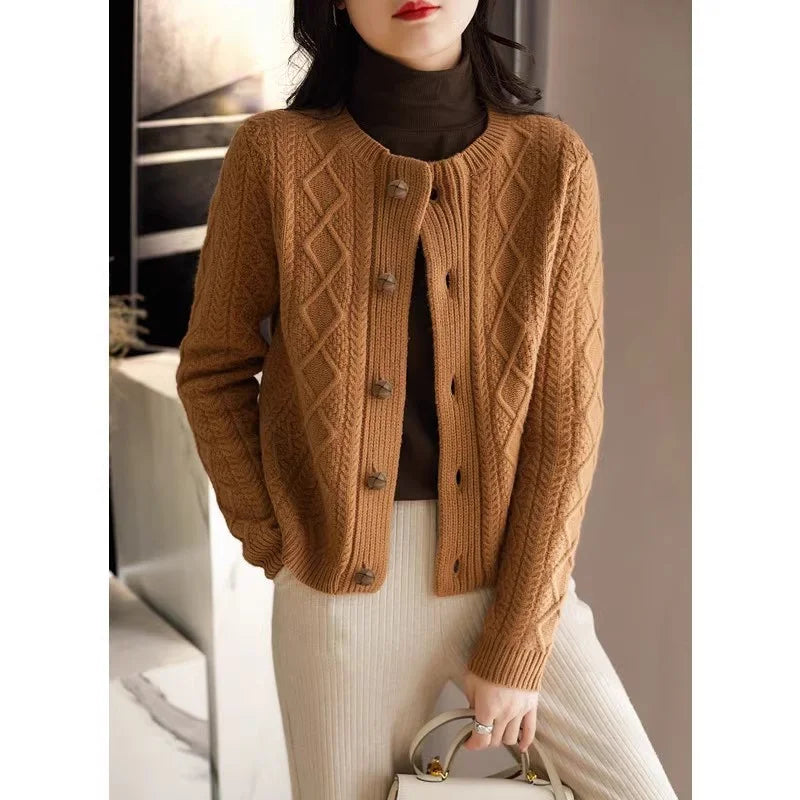 Claire Cable Knit Cardigan
