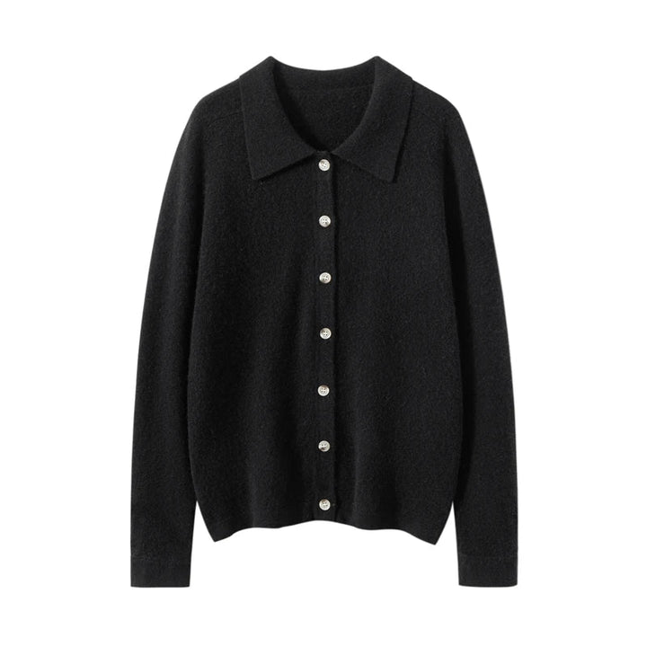 Elise Polo Cashmere Cardigan