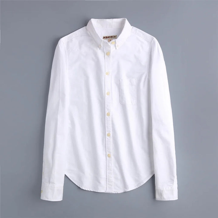 Pastel Oxford Elegant Blouses