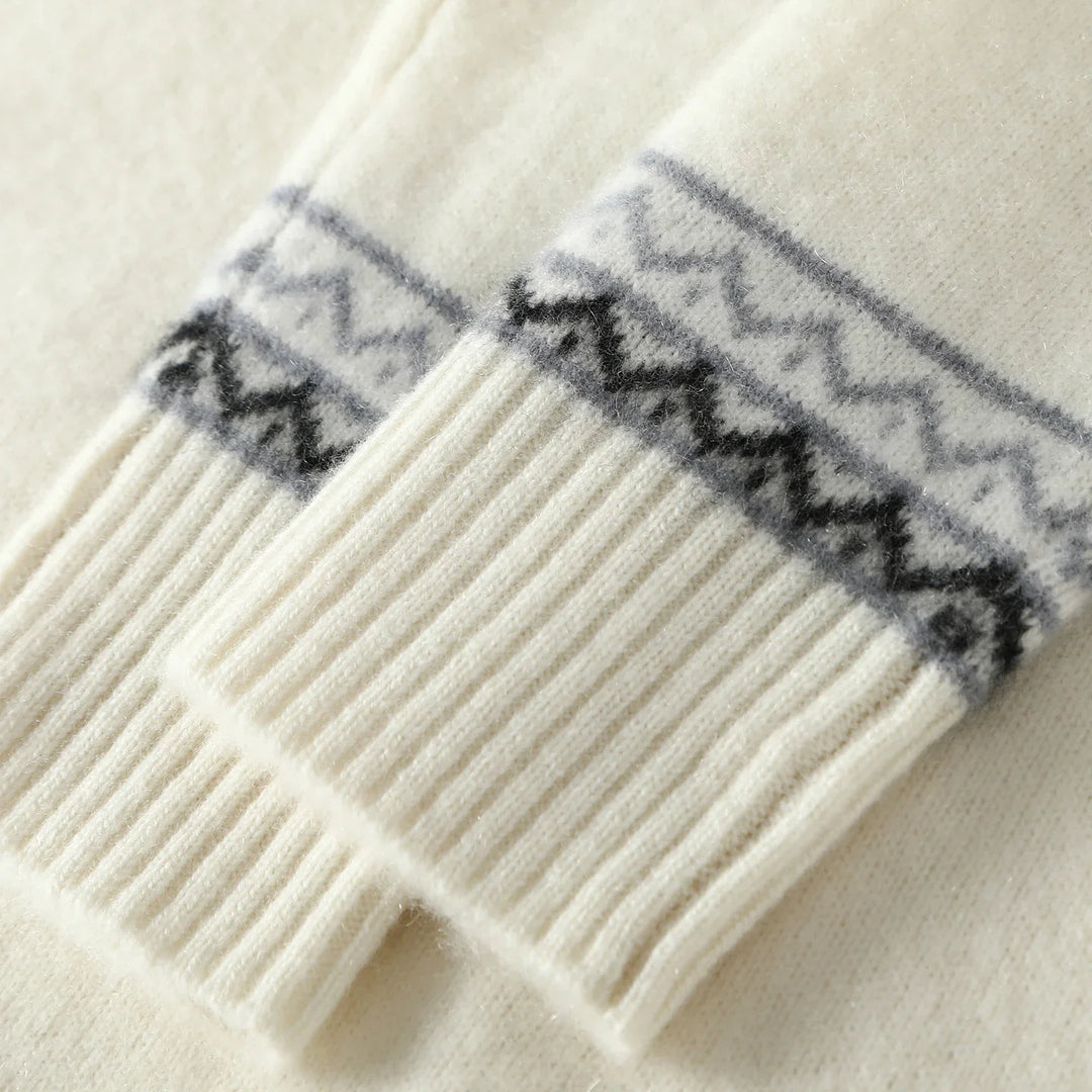 Norvale Alpine Jacquard Cashmere Knit