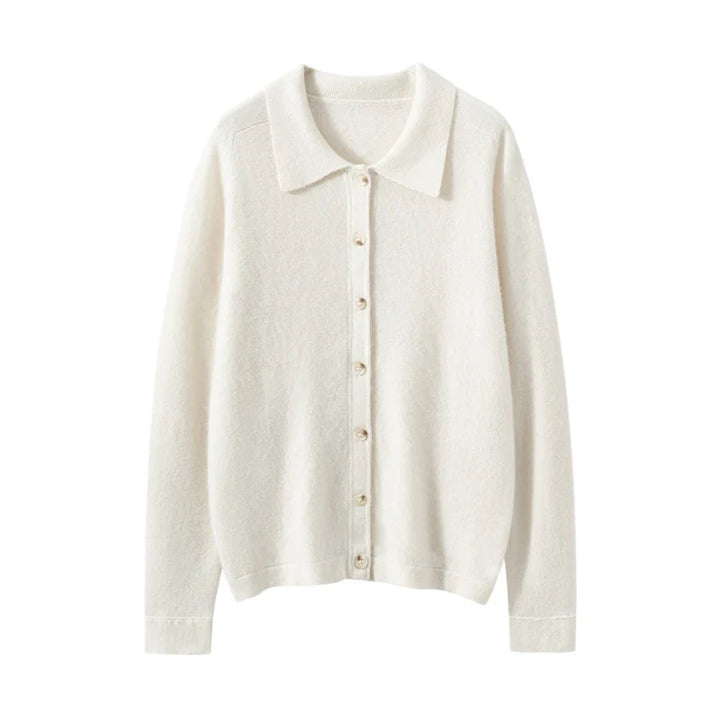 Elise Polo Cashmere Cardigan