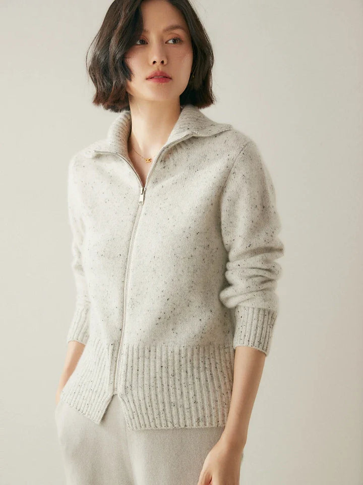 Ashmont Cashmere Zip Cardigan
