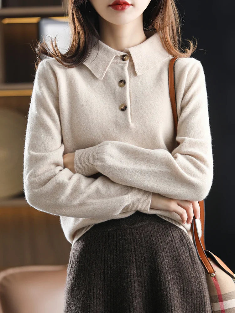 Madison Polo Wool Sweater