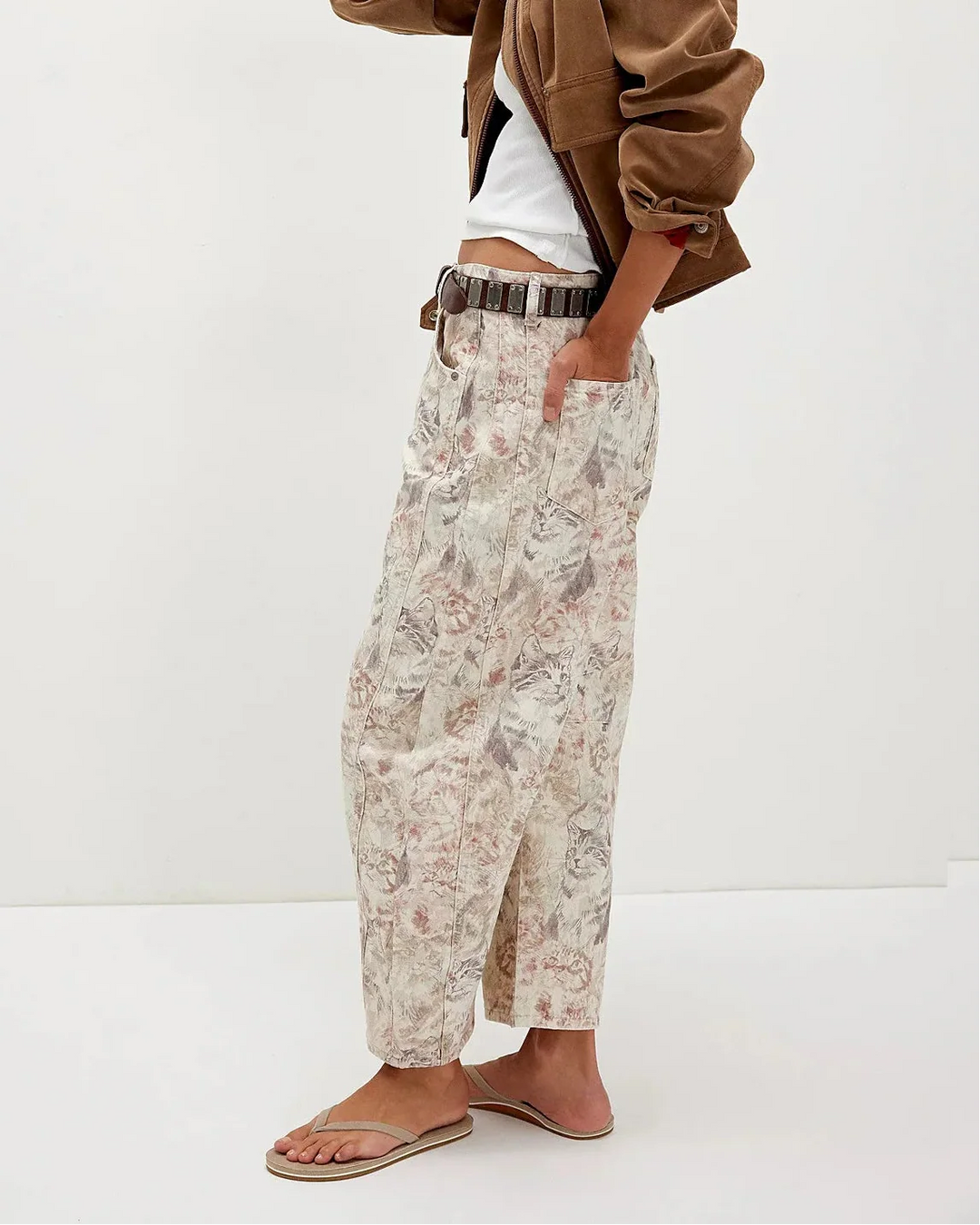 Florence Cotton Tapestry Jean