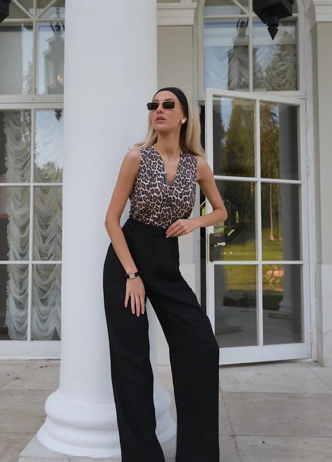 Arden Linen Wide-Leg Trousers