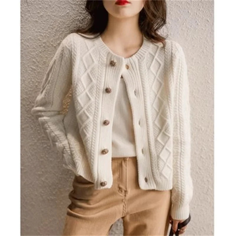 Claire Cable Knit Cardigan