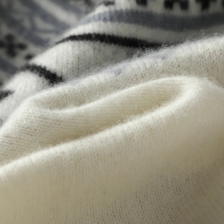 Norvale Alpine Jacquard Cashmere Knit