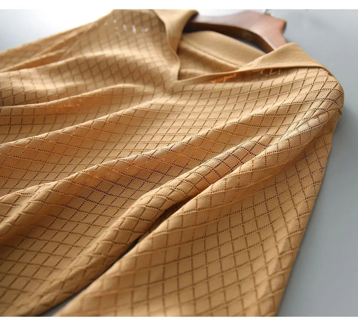 Céleste Diamond Knit Top