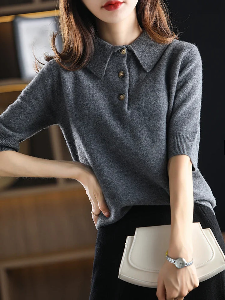 Madison Polo Wool Sweater