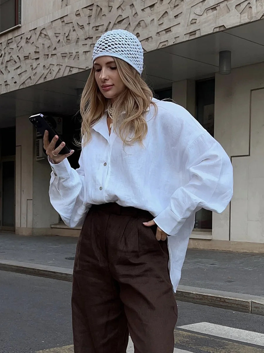 Capri Cotton Relaxed Shirt