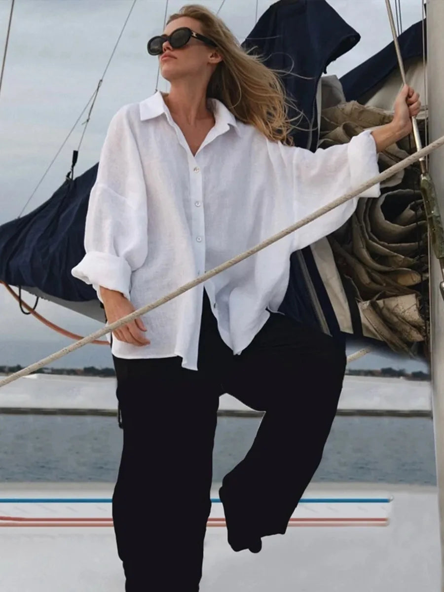Capri Cotton Relaxed Shirt