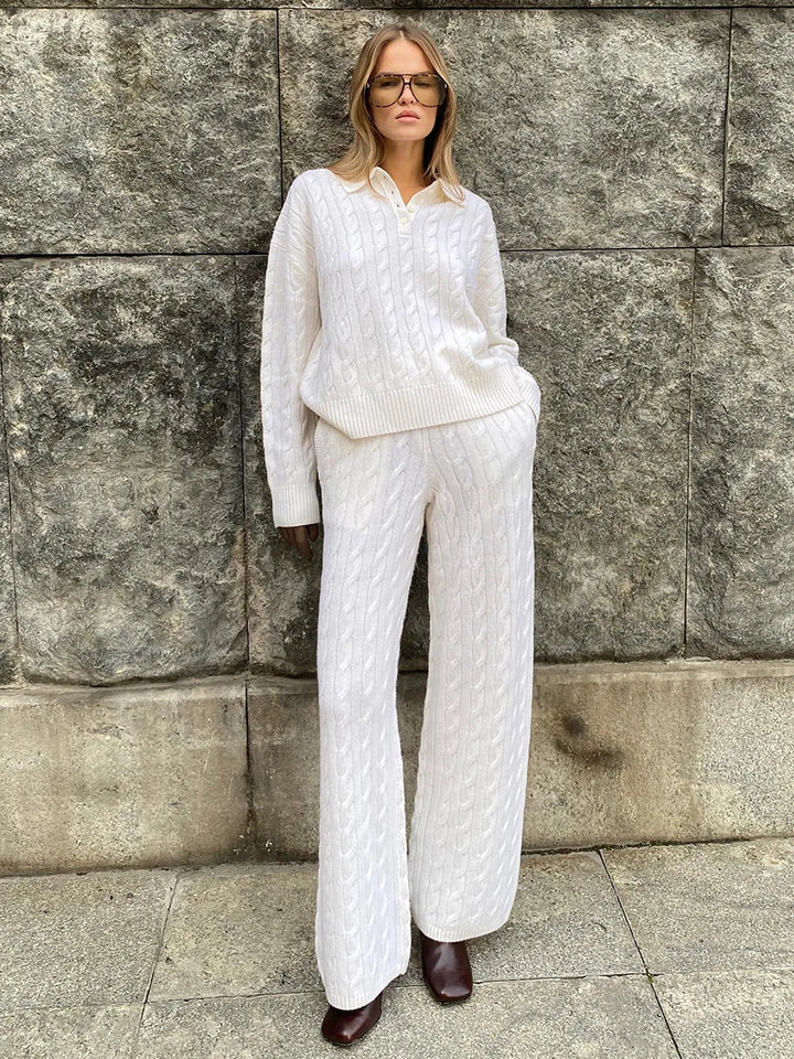 Hadley Cable Knit Lounge Set
