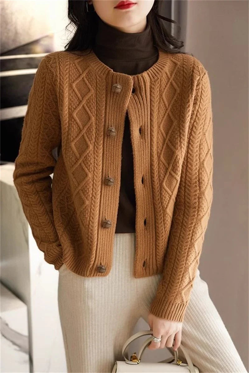 Claire Cable Knit Cardigan