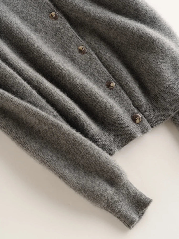 Florence Cashmere Button Cardigan