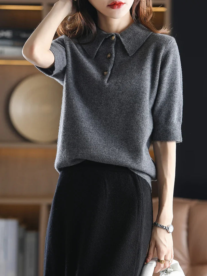 Madison Polo Wool Sweater