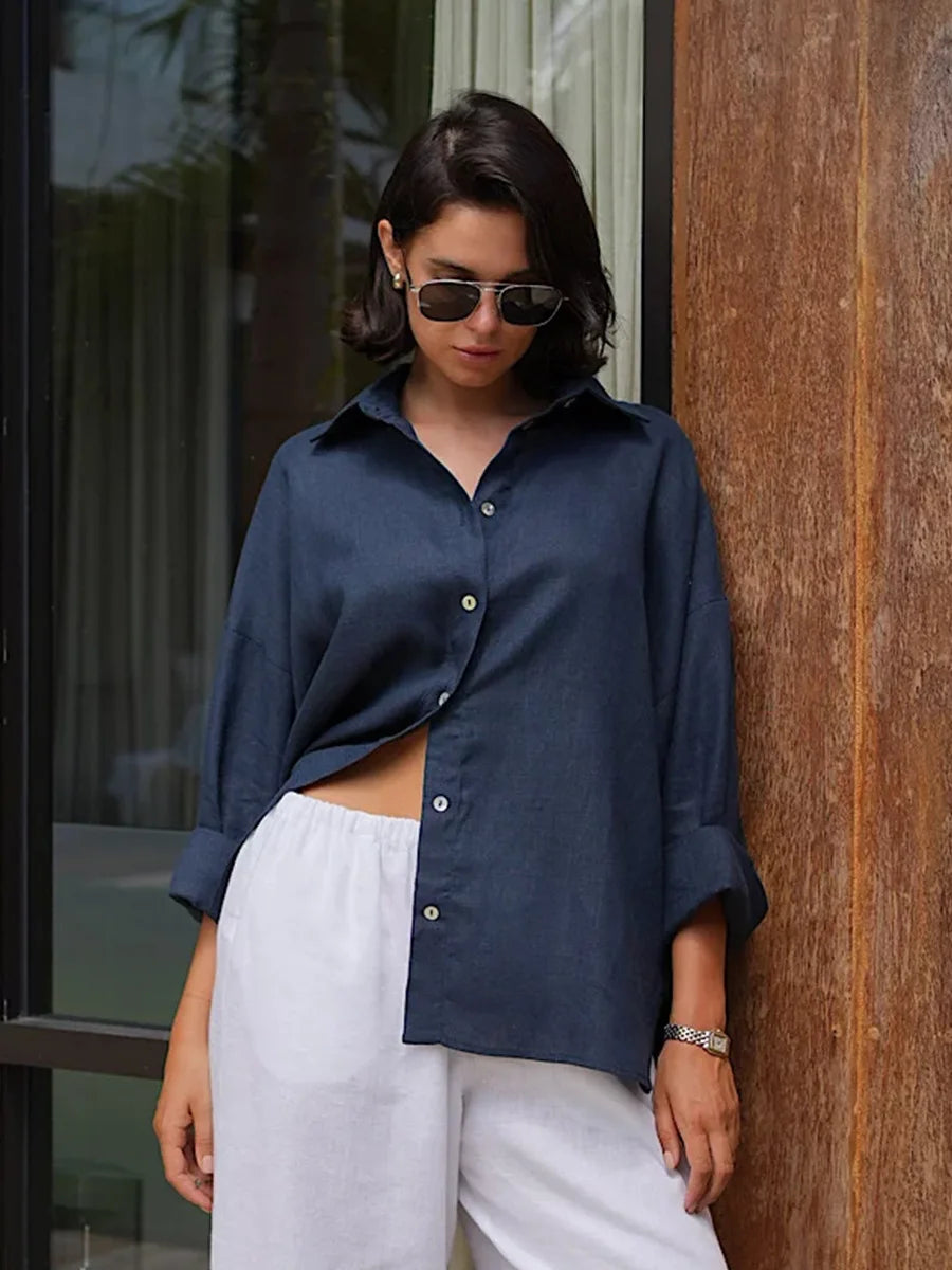 Capri Cotton Relaxed Shirt