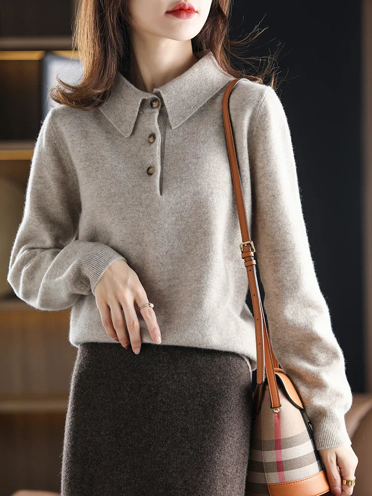 Madison Polo Wool Sweater